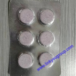 round shape tablets blister
